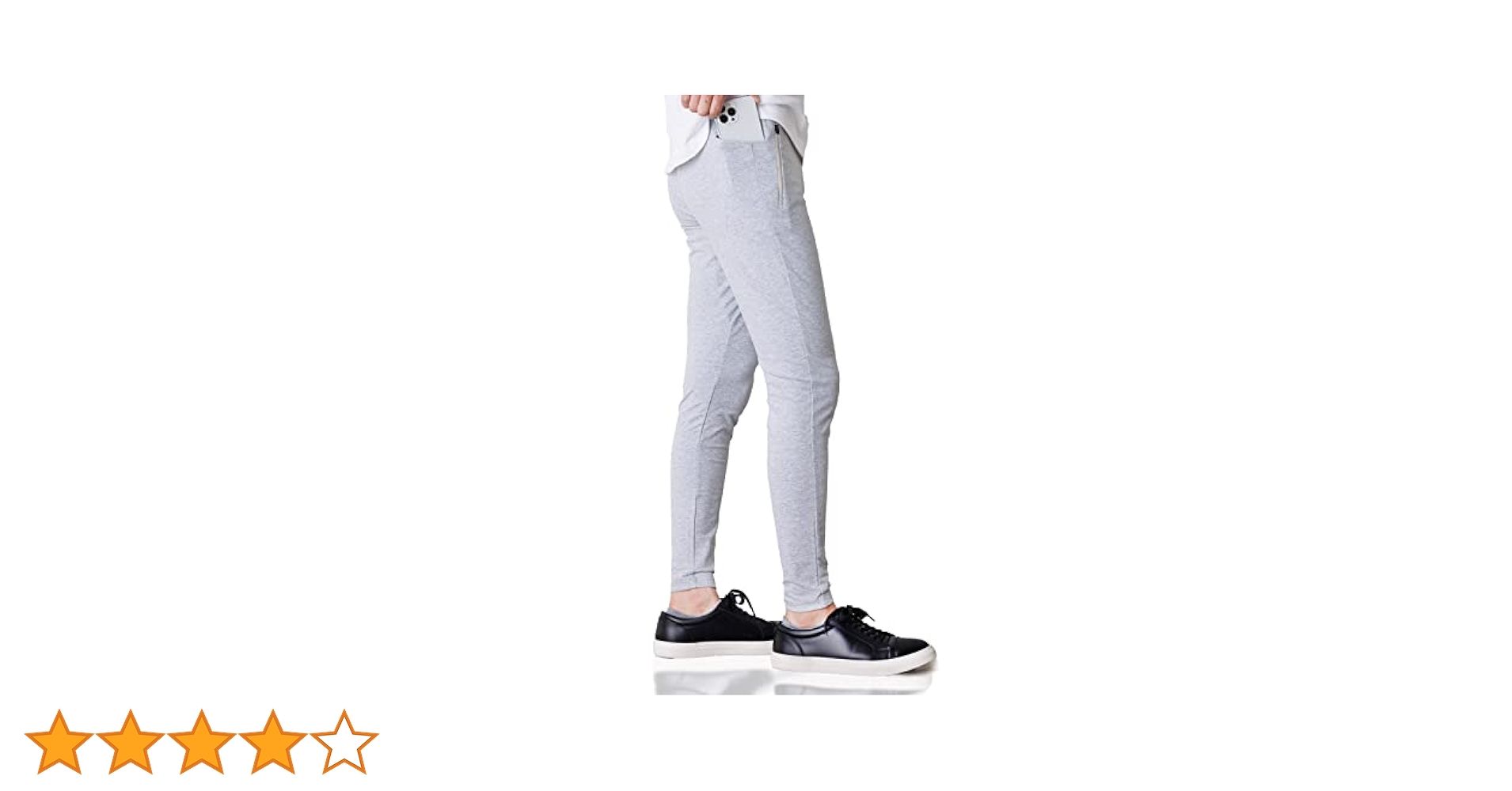 アルチビオ　スウェットパンツ　グレー スリムフィットパンツ ジッパーポケット付き アルチビオ スウェットパンツ グレー スリムフィットパンツ